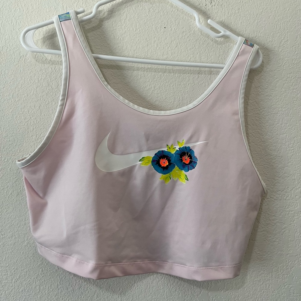 Nike Hyper Femme Tropical Printed Cropped Tank
